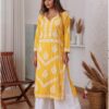 Women Embroidered Straight Kurta