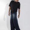 Unisex Mid wash baggy jeans