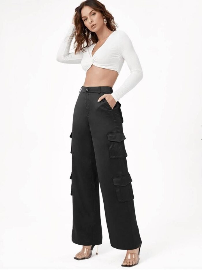 Women Straight Fit Cargo Pants