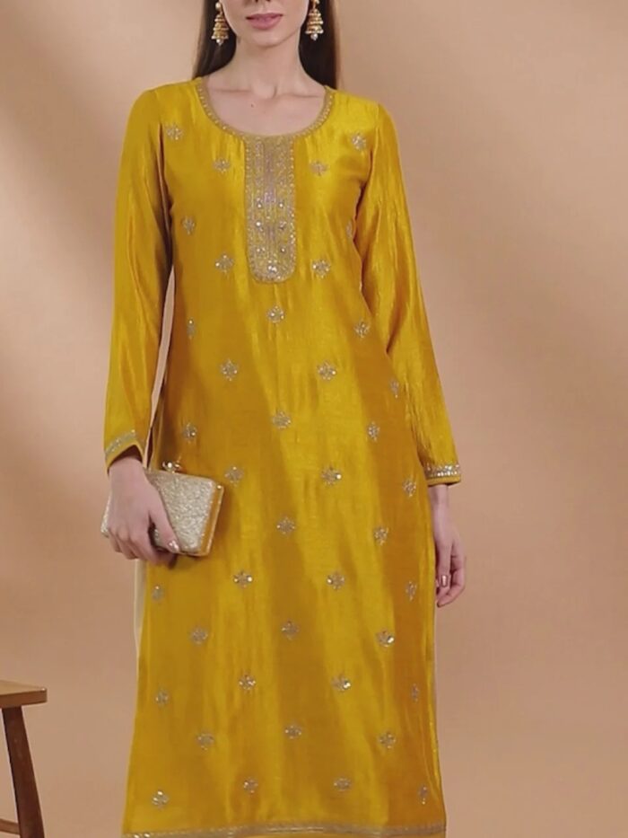 Mustard Color Women Tunic