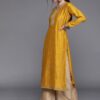 Mustard Women Tunic Side Pose