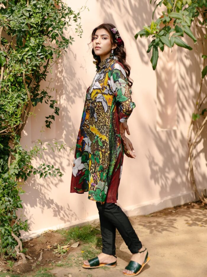 Vibrant Print Women Tunic