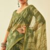 Chanderi Geometric Print Saree