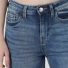 Mid Rise Cropped Flared Jeans