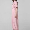 Pink Cargo Jumpsuit