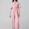 Pink Cargo Jumpsuit